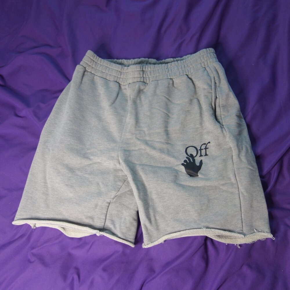 Off-White 100% Cotton OMAA038R20185004 Made in Portugal Size L Shorts